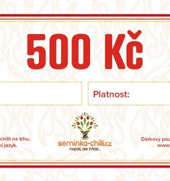 Dárkový poukaz 500 Kč