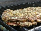 Rib Eye steak na pepři s bylinkovým máslem