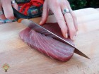 Smažený tuňák se sójovou omáčkou