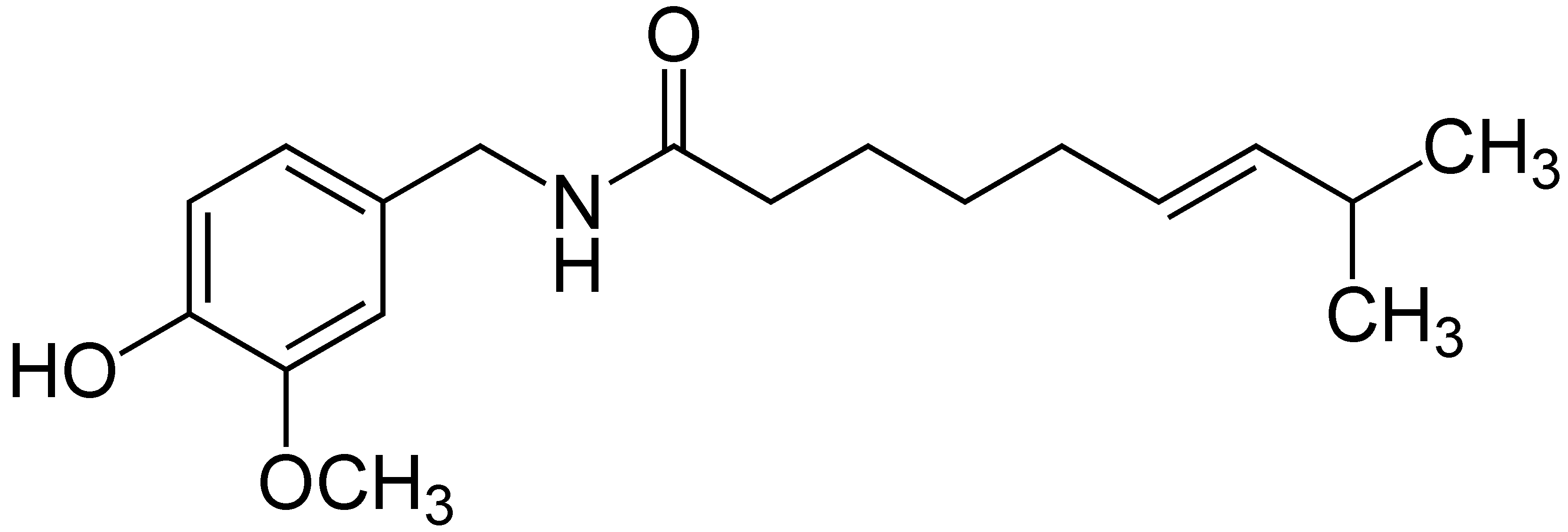 Kapsaicin - složení