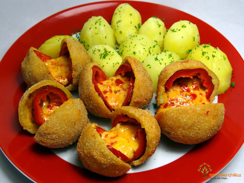 Papričky Jalapeno Poppers plněné sýrem Cherry Jalapeno Poppers