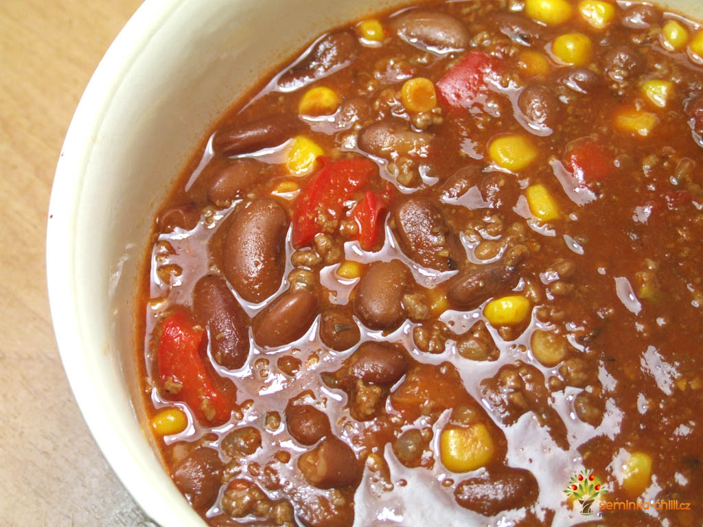 Recept na fazolovou lahůdku Chilli Con Carne Chilli Con Carne