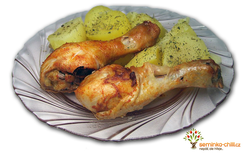 receptn a Kuřecí stehýnka na medu s chilli Kuřecí stehýnka na medu s chilli