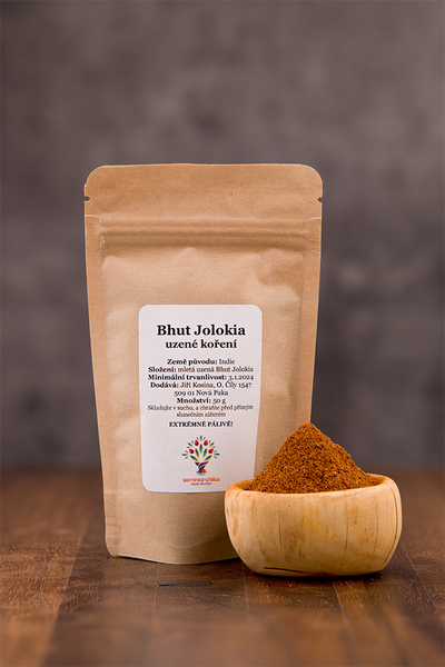 Bhut Ghost Jolokia uzená koření 50g | pálivost milion SHU