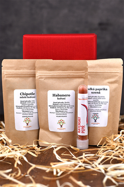 Dárkový balíček Koření chilli papriček | semena chilli
