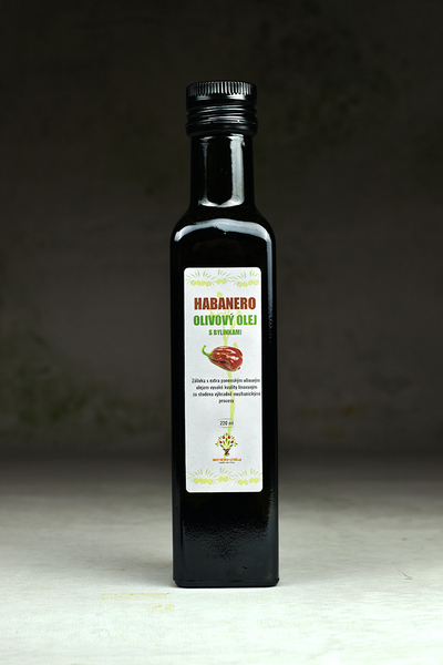 Olivový chilli olej s chilli Habanero | jemně pálivé