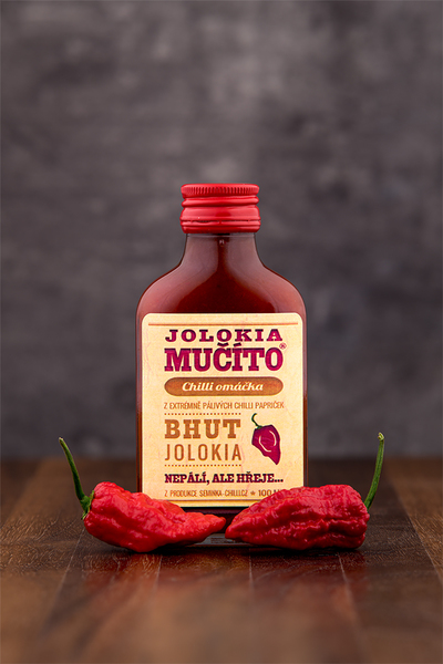 Chilli omáčka Jolokia Mučíto |nejpálivější chilli