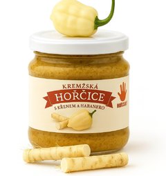 Krémžská hořčice s křenem a Habanero