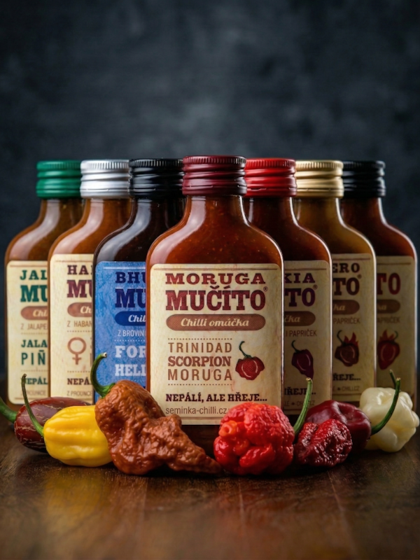 Balíček chilli omáček Mučíto 7v1