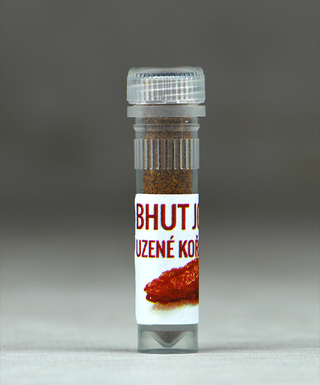 Bhut Jolokia uzené koření vzorek