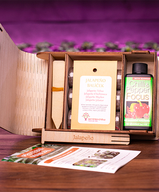 Dárkový BOX Začínám pěstovat Jalapeno
