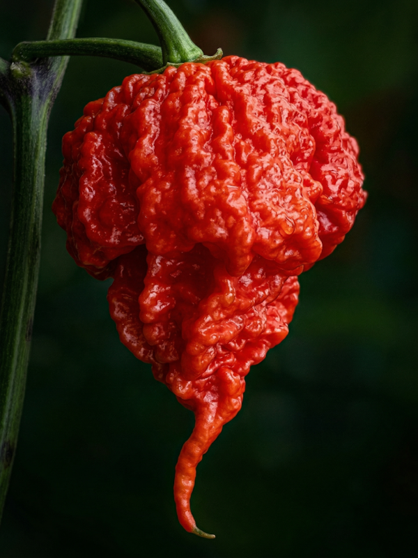 Semena chilli, Carolina Reaper HP22B, majestátní fotogenická červená paprika, 2,2 miliónu SHU 