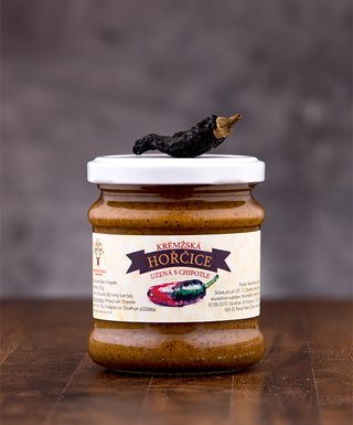 Krémžská hořčice uzená s Chipot