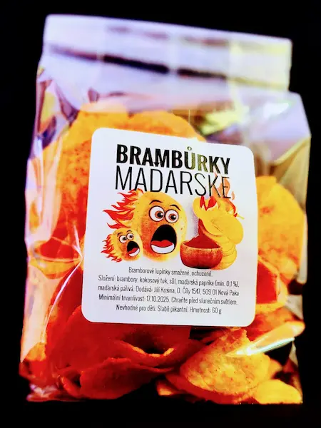 Brambůrky maďarská paprika