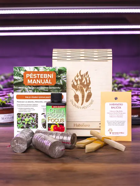 Dárkový BOX Začínám pěstovat Habanero