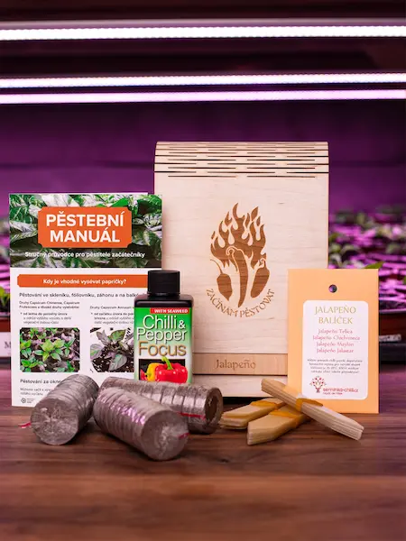 Dárkový BOX Začínám pěstovat Jalapeno