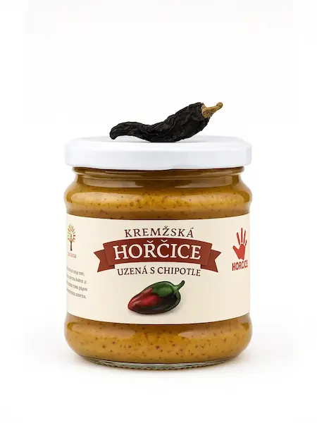 Kremžská hořčice uzená s Chipotle