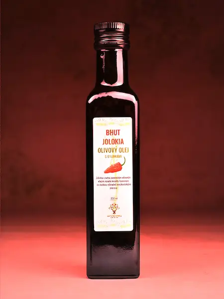 Olivový olej s chilli Bhut Jolokia