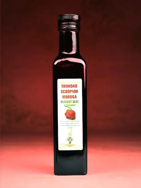Olivový olej s chilli Trinidad Scorpion Moruga